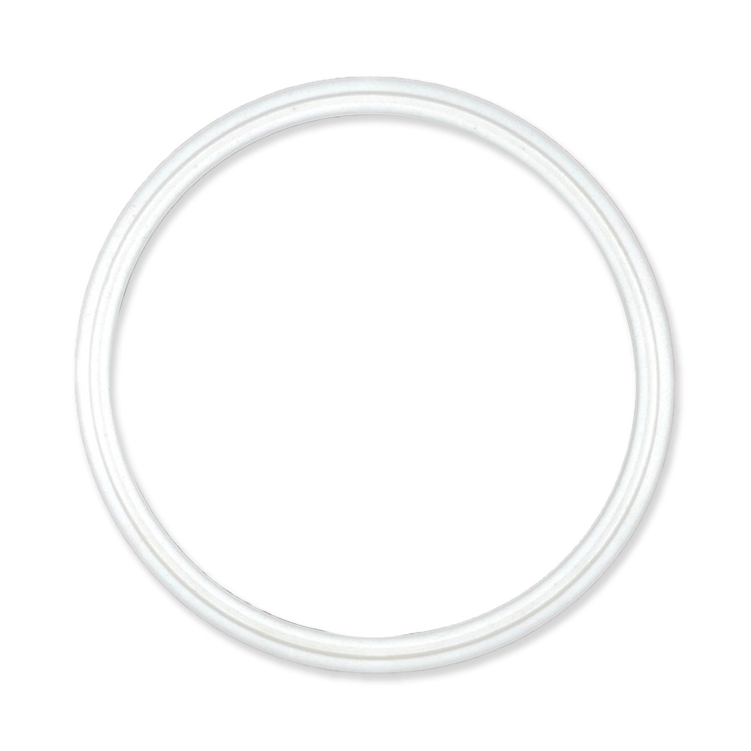 6" Tri-Clamp Gasket, PTFE, white