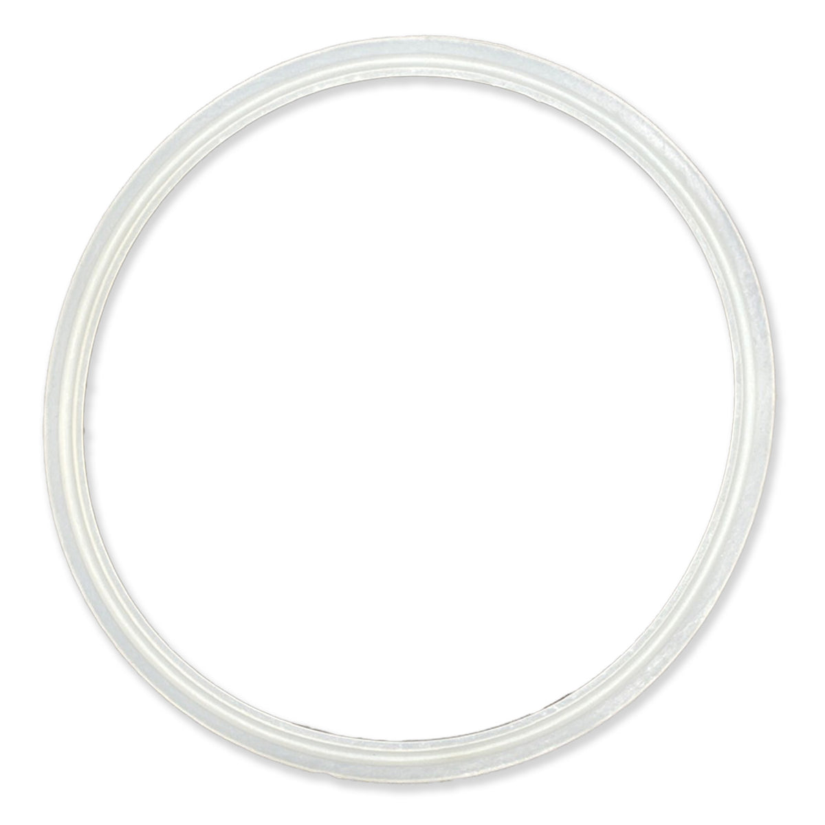 8" Tri-Clamp Gasket, Silicone, clear
