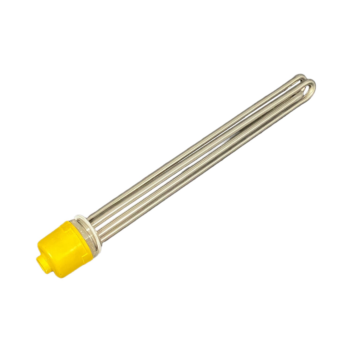 Heating Element, 208V, 9KW, 3P, 1.5" NPT Tank Connection w/ White NPT Gasket & Cap, 16.5" Sheath L