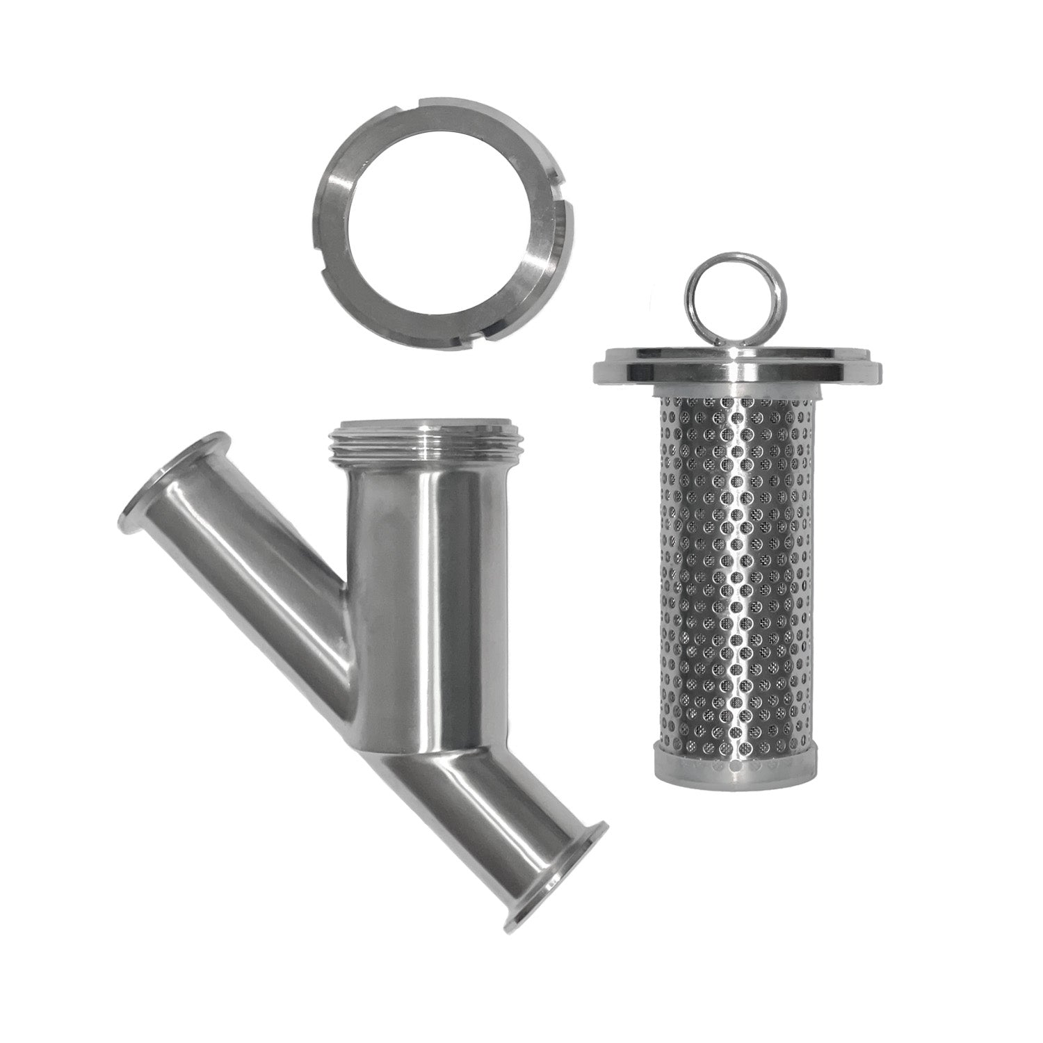 Y (WYE) Strainer, 1.5" Tri-Clamp Ends