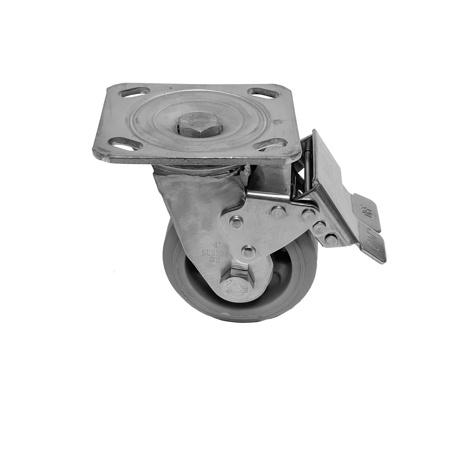4" Swivel Brake Wheel Caster