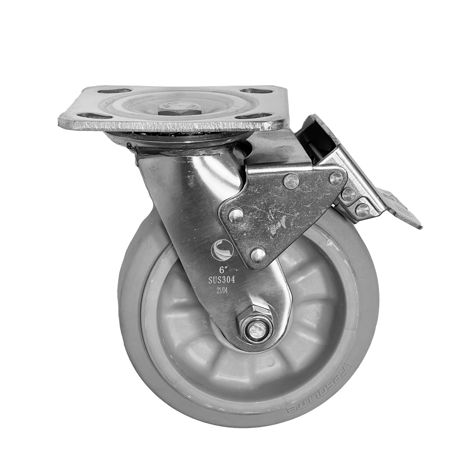 6" Swivel Brake Wheel Caster