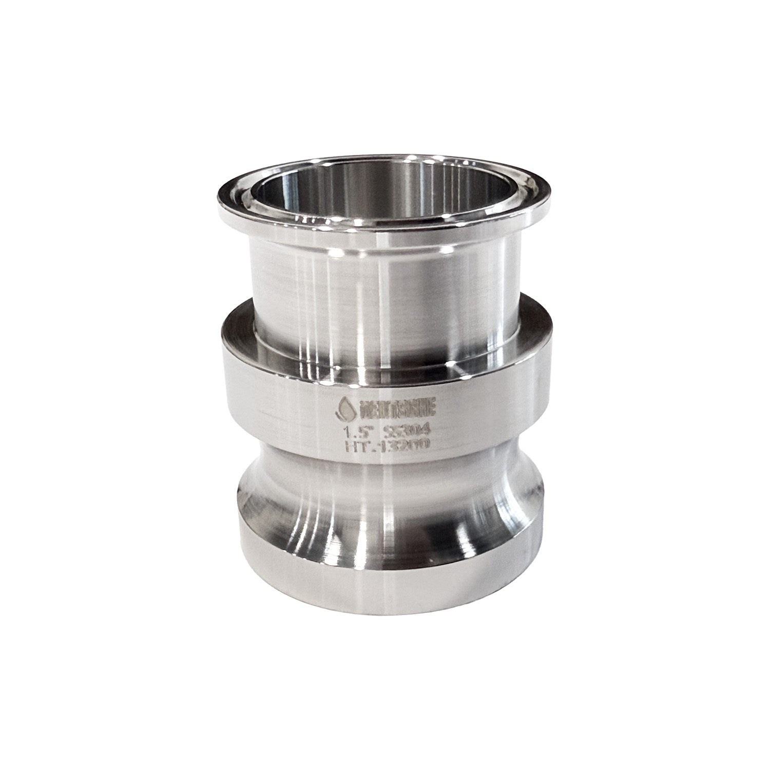 1.5” Tri-Clamp to Cam & Groove Male Adapter