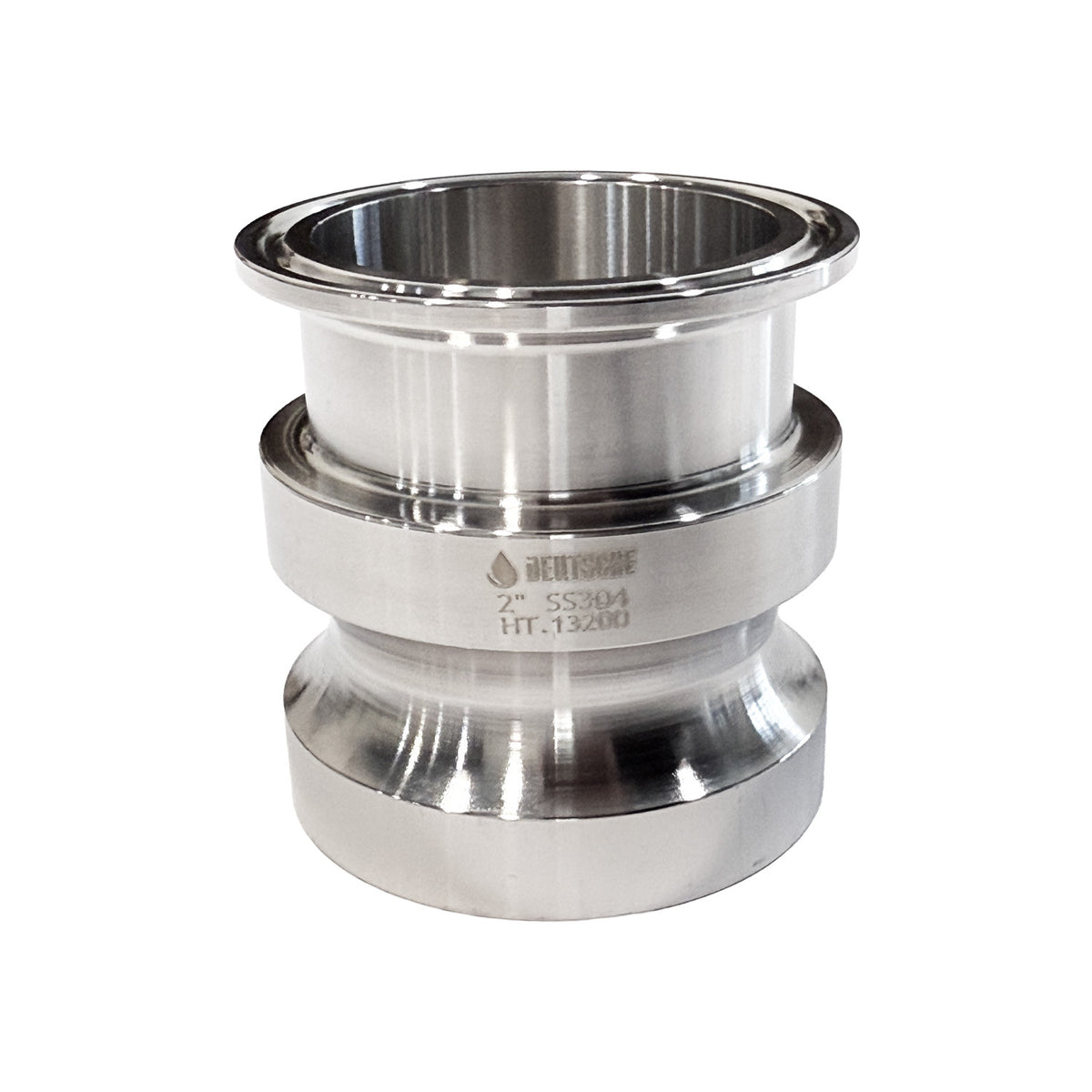 2” Tri-Clamp to Cam &amp; Groove Male Adapter