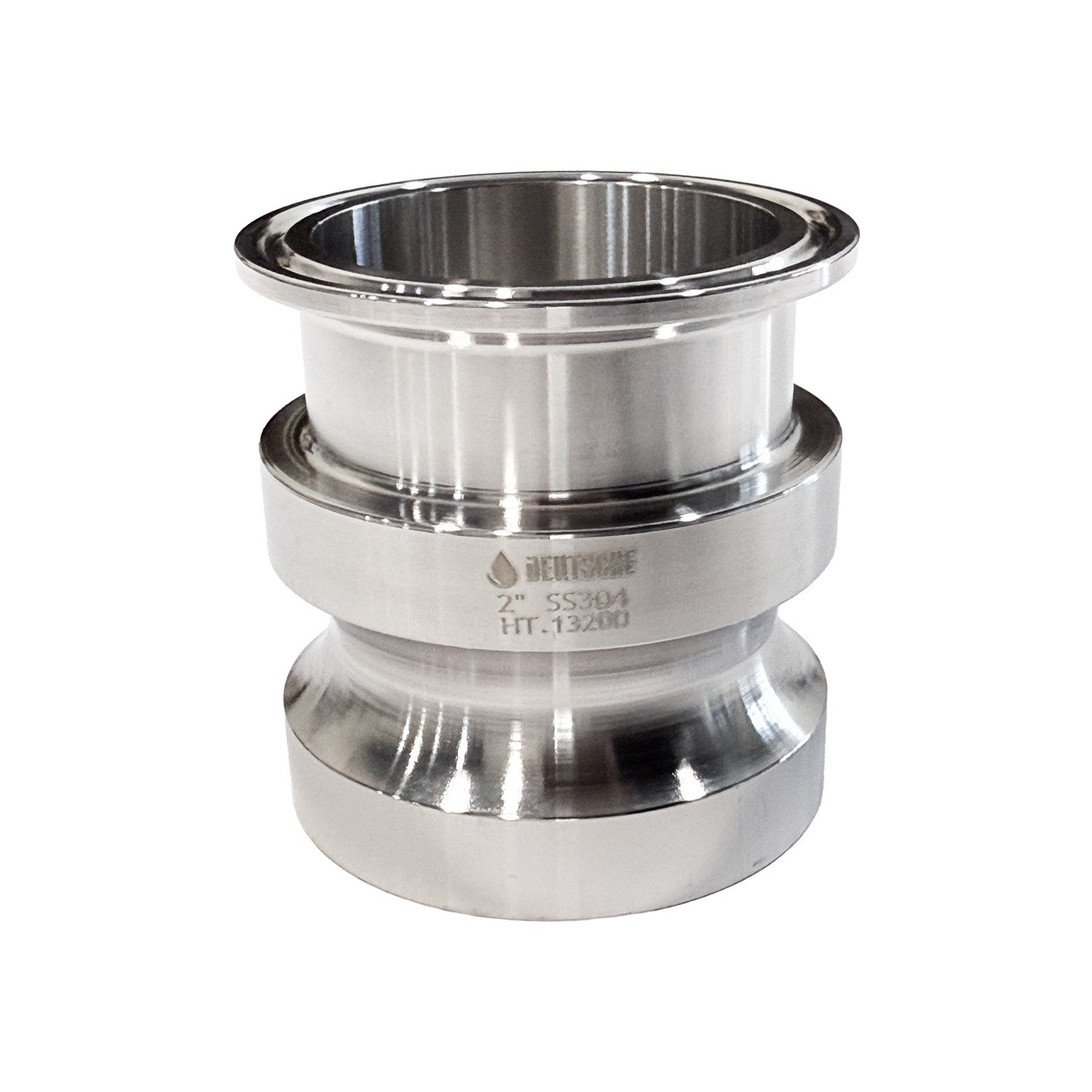 2” Tri-Clamp to Cam & Groove Male Adapter