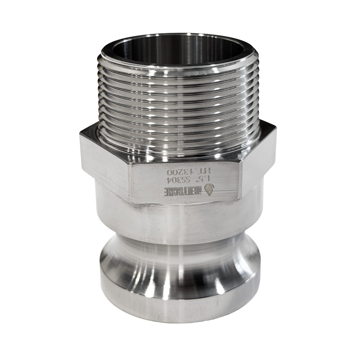 1.5” Cam &amp; Groove Male to 1.5” MNPT