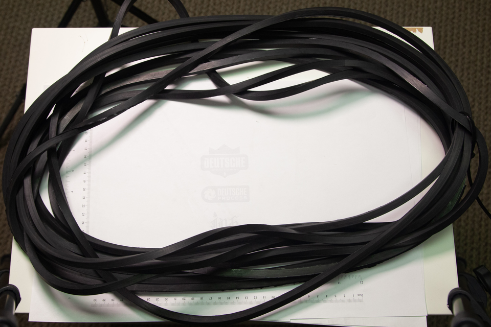 8mm Square Gasket, EPDM Black, 830mm diameter