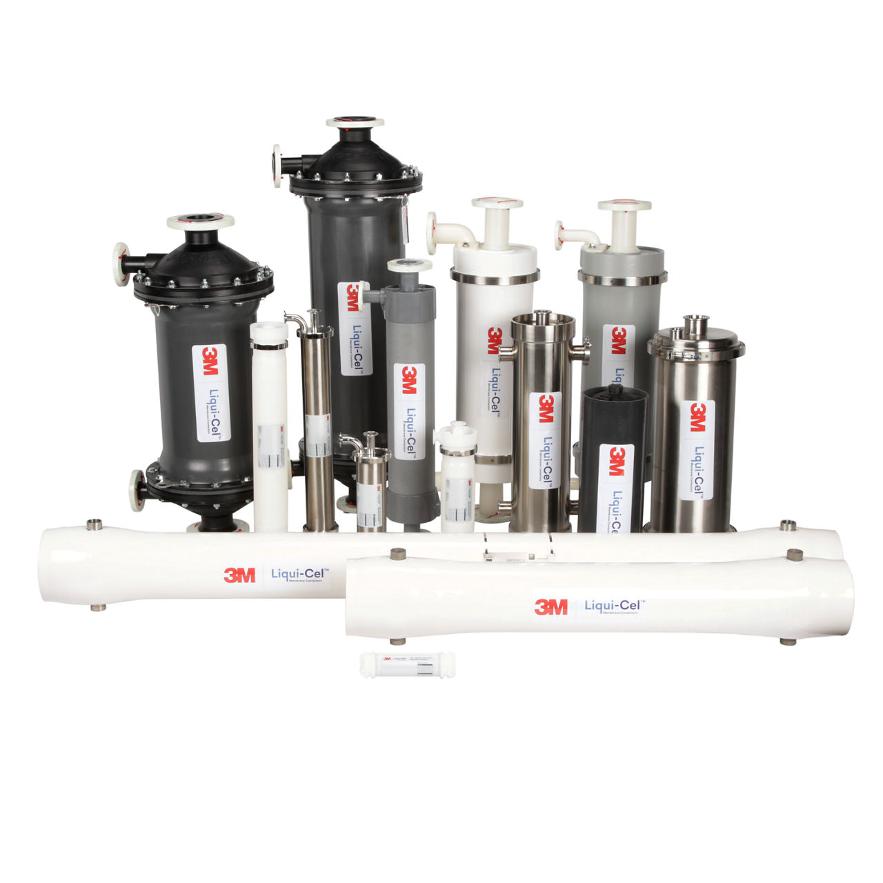 3M™ Liqui-Cel™ EXF 4x13 Series Membrane Contactor G574, PVC, X50 SS SAN FKM Aligned
