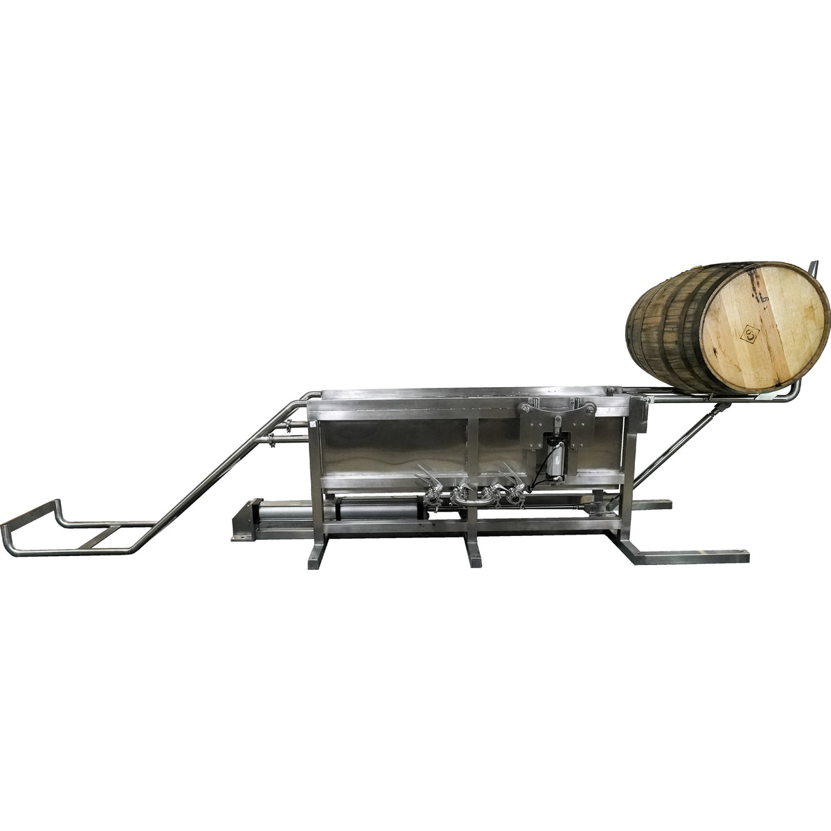 Pneumatic Barrel Dump Trough