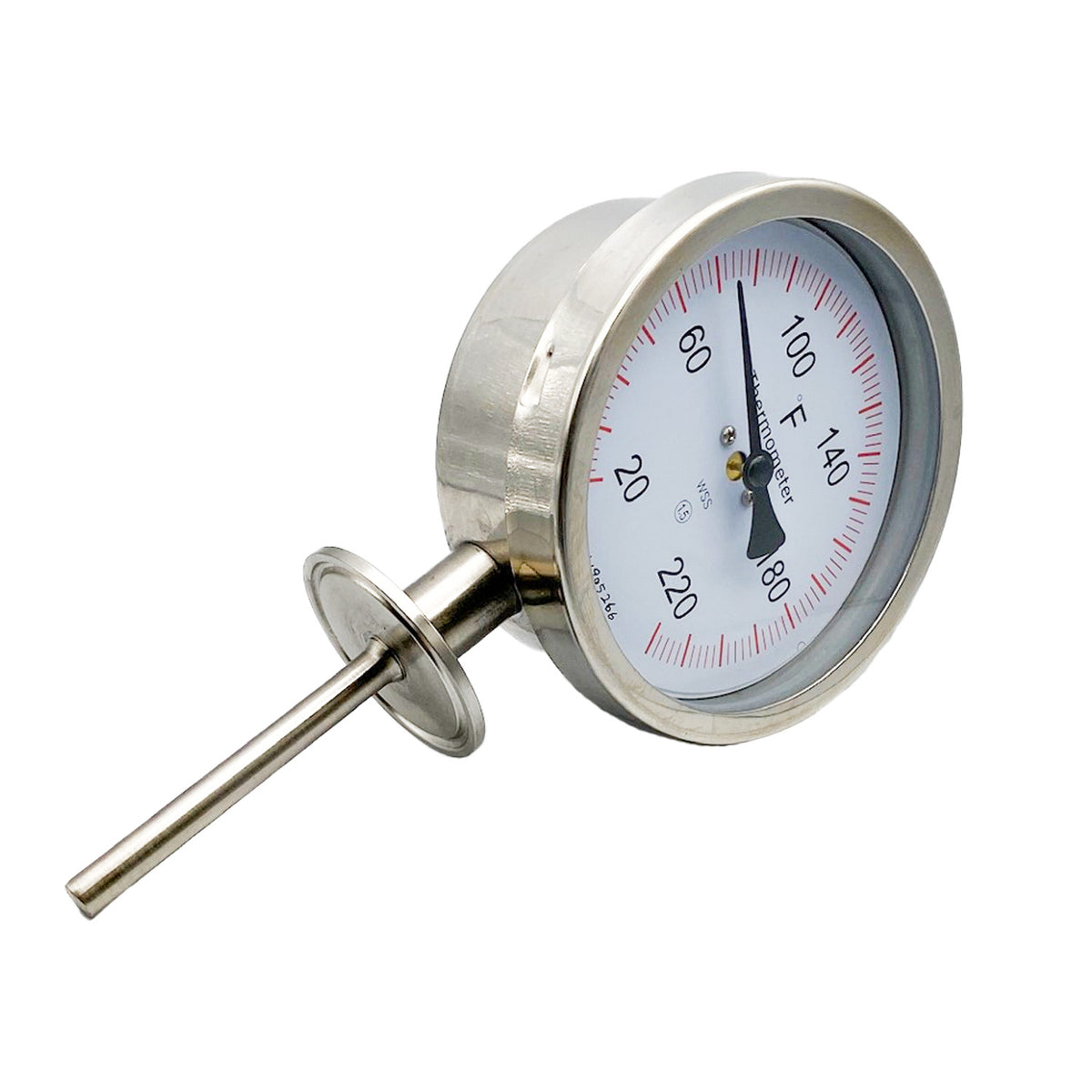 Temperature Gauge, 1.5&quot; TC, Brewhouse Main 75MM Insertion
