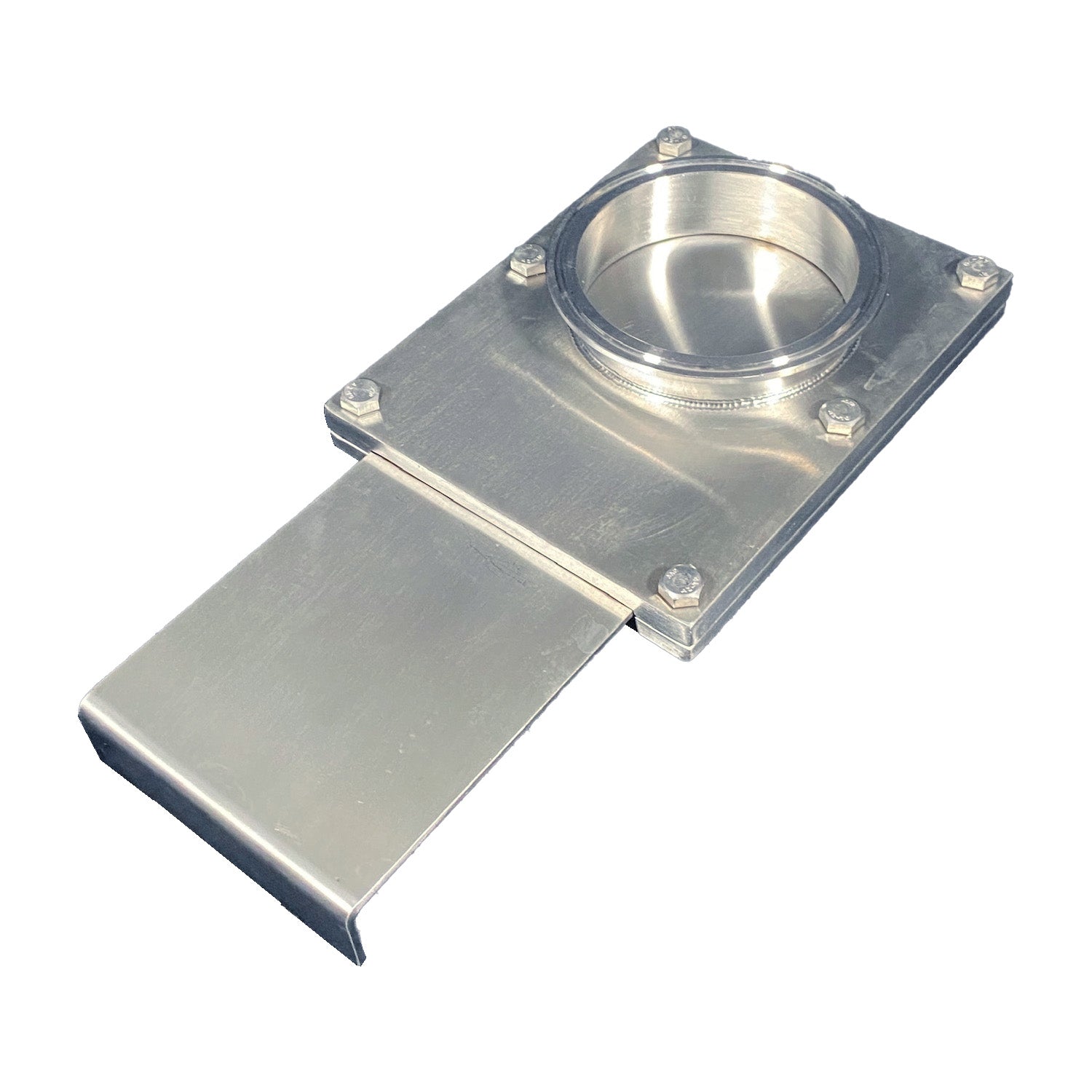 4" Slide Gate, Tri Clamp Connections