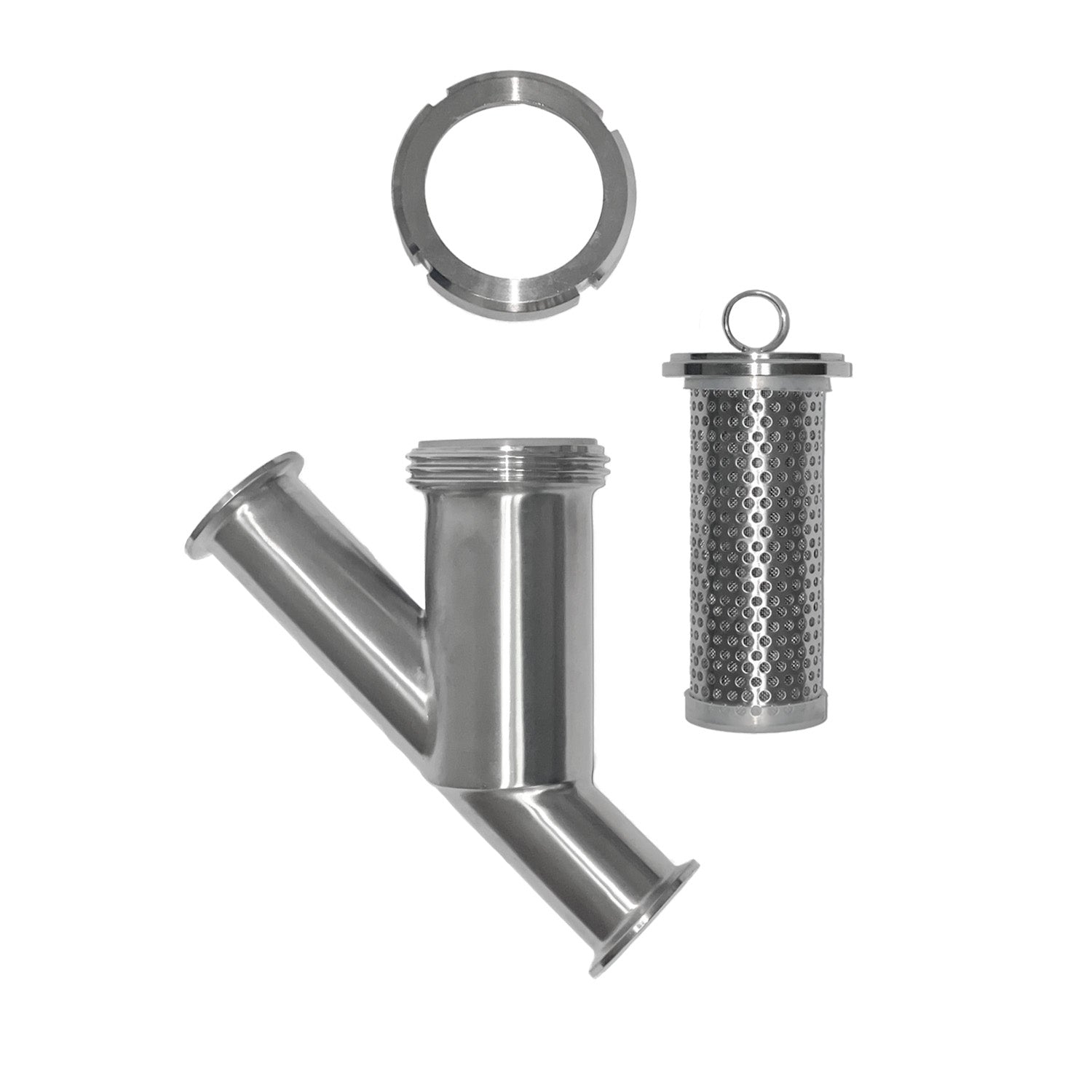 Y (WYE) Strainer, 1.5" Tri-Clamp Ends