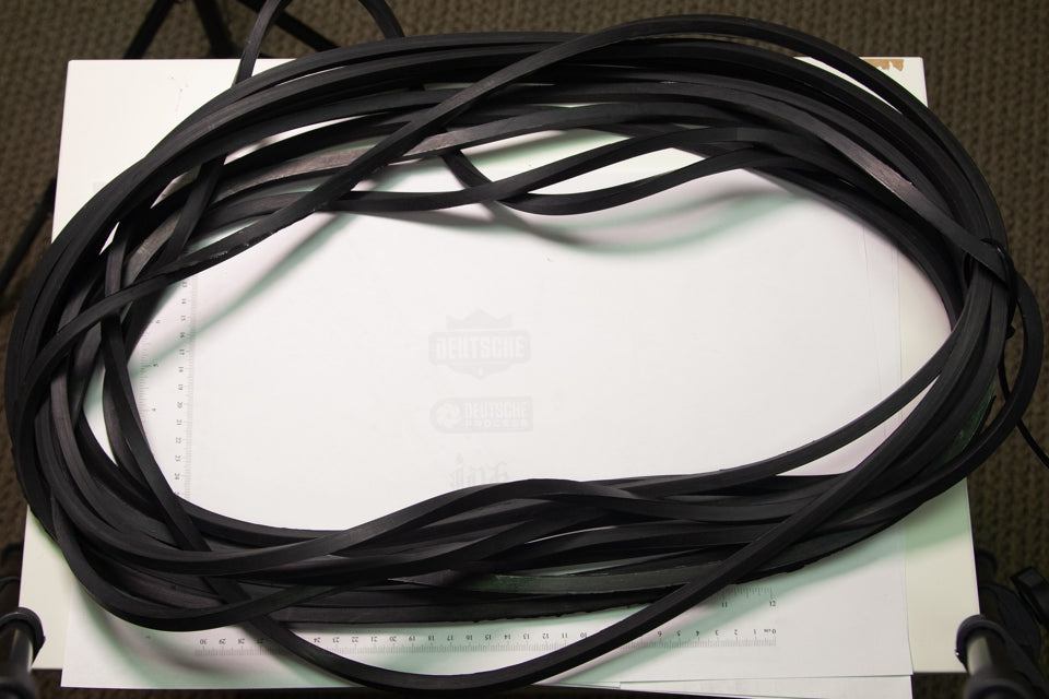 Gasket, Square 8mm, EPDM Black, 830mm diameter