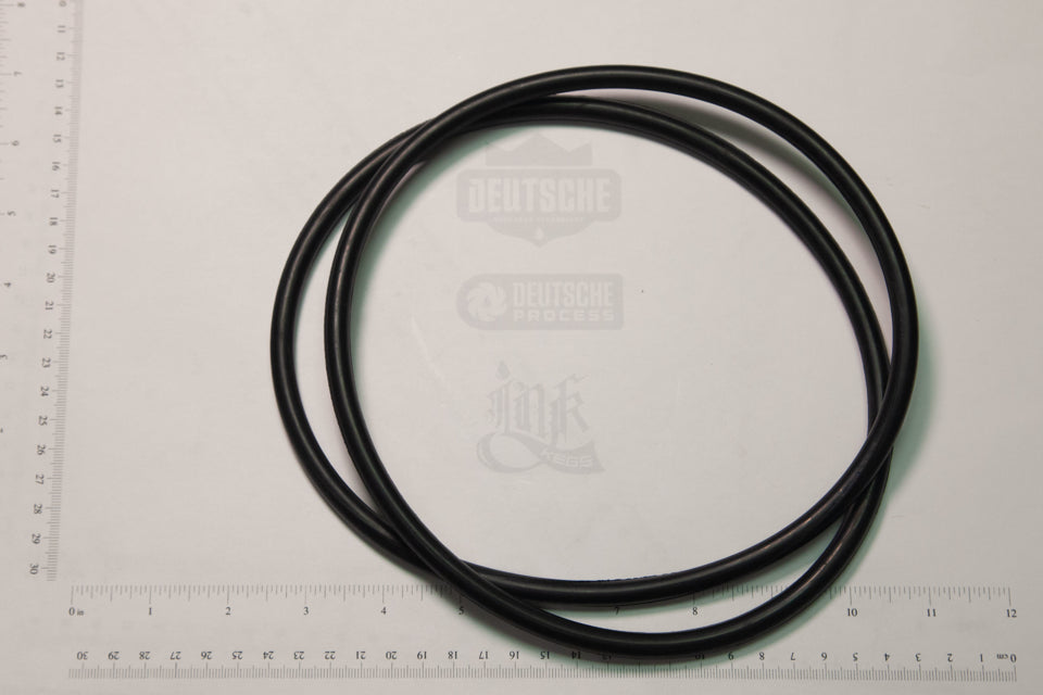 Gasket, Round 8mm, EPDM Black, 380mm OD